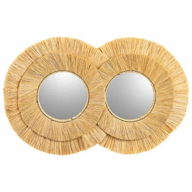 Specchio da parete Alexandra House Living Marrone 73 x 3 x 116 cm Cerc