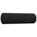 Ensemble de canapés 2 pcs avec coussins décoratifs noir tissu