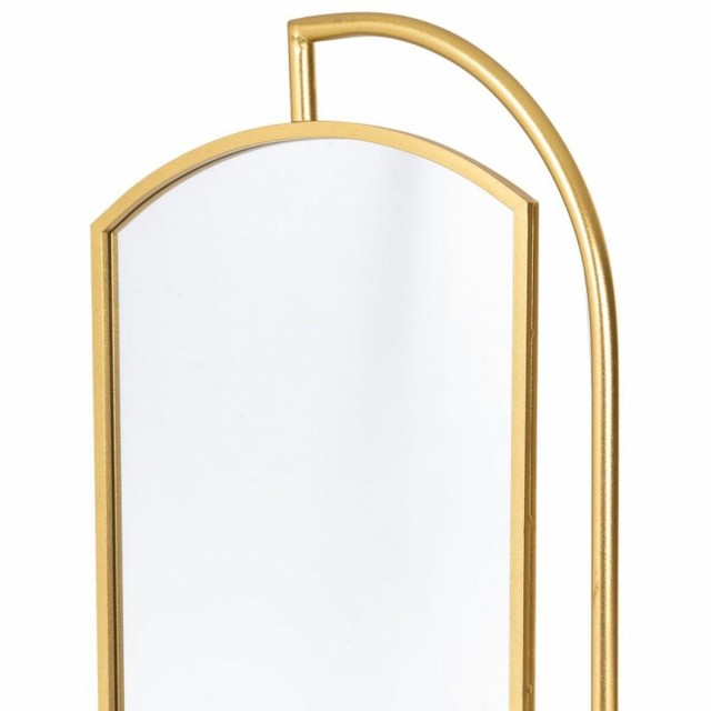 Espejo de pie Alexandra House Living Oro Metal Hierro Espejo 40 x 162