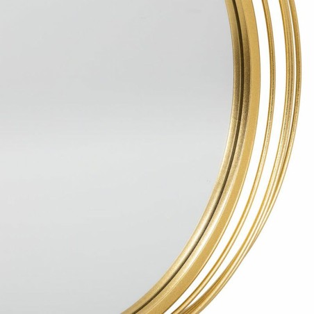 Wall mirror Alexandra House Living Golden 4 x 49 x 66 cm Oval