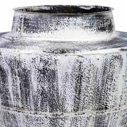 Vase Alexandra House Living White Mango wood 50 x 58 x 50 cm 2