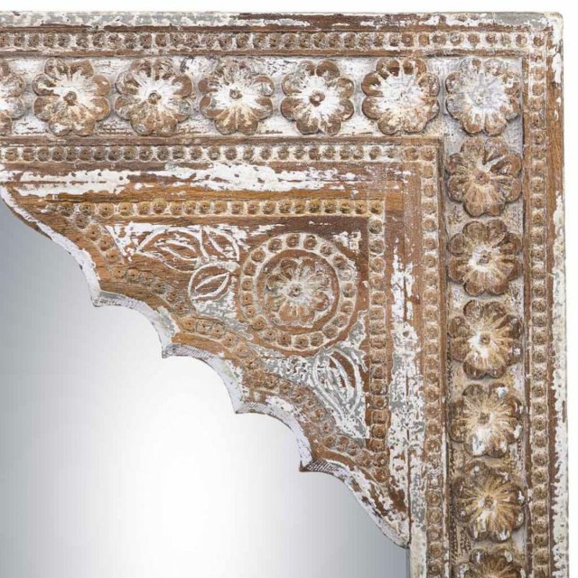 Miroir mural Alexandra House Living Blanc Gris 4 x 90 x 60 cm Rectangu