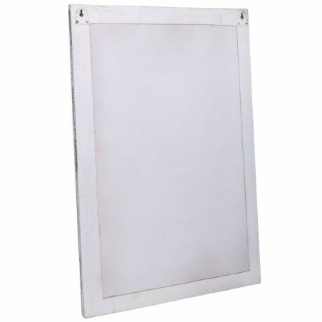 Espejo de pared Alexandra House Living Blanco Gris 4 x 90 x 60 cm Rect