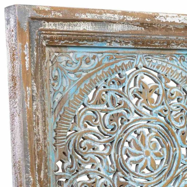 Décoration murale Alexandra House Living Gris Bois de manguier 6 x 10