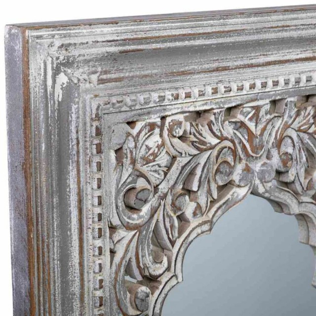 Wandspiegel Alexandra House Living Weiß 5 x 107 x 60 cm rechteckig