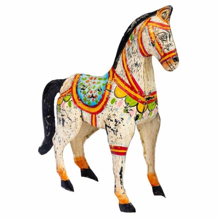 Figurine Décorative Alexandra House Living Cheval 7 x 24 x 22 cm