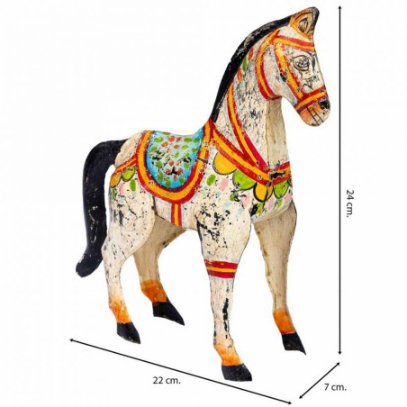 Figurine Décorative Alexandra House Living Cheval 7 x 24 x 22 cm