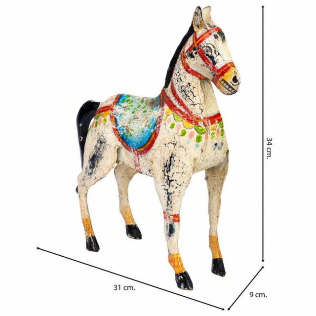 Decoratieve figuren Alexandra House Living Paard 9 x 34 x 31 cm
