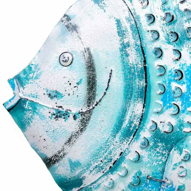 Kaarshouder Alexandra House Living Blauw Mangohout 15 x 83 x 107 cm Vi