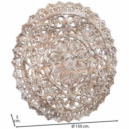 Decoración de Pared Alexandra House Living Madera de mango 5 x 150 x