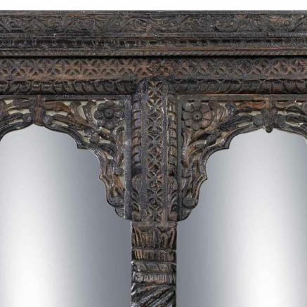 Wandspiegel Alexandra House Living Schwarz 12 x 150 x 183 cm rechtecki 2