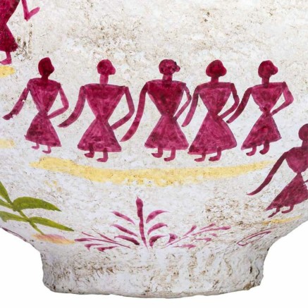 Vase Alexandra House Living Bois de manguier 37 x 40 x 37 cm 2