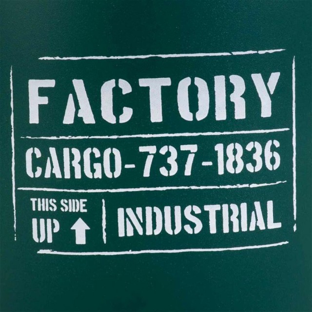 Seau de conteneur Alexandra House Living Factory Vert Chanvre Métal B