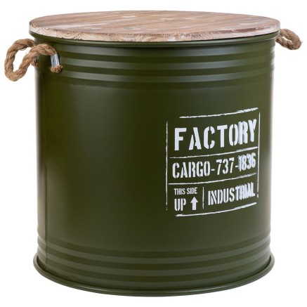 Wasmand Alexandra House Living Factory Groen Industriële hennep Metaa