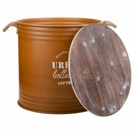 Cesto per i Panni Sporchi Alexandra House Living Urban Arancio Canapa