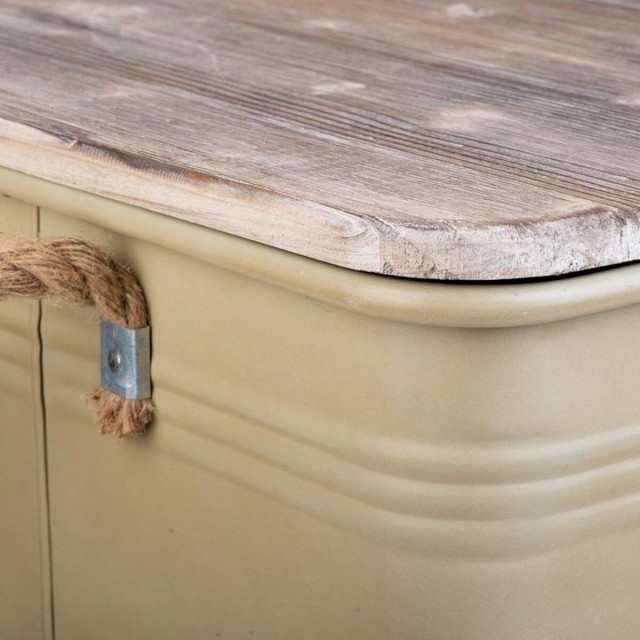 Korb für schmutzige Wäsche Alexandra House Living Urban Beige Hanf M