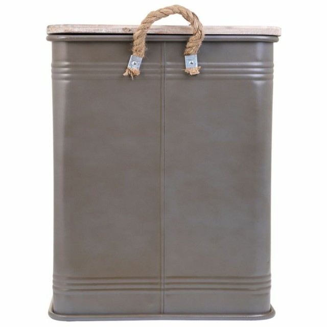 Korb für schmutzige Wäsche Alexandra House Living Cargo Grau Hanf Me