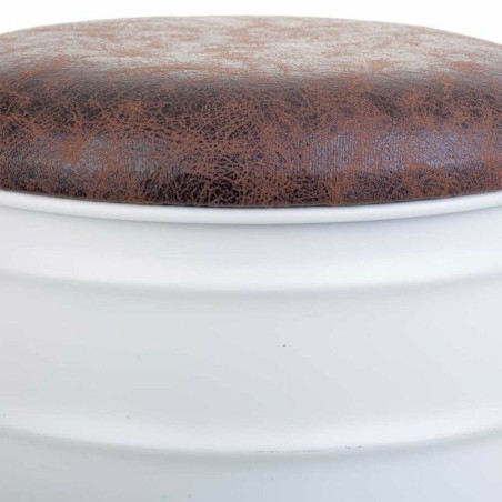 Cubo Alexandra House Living Blanco Cáñamo Metal Madera de abeto 35 x