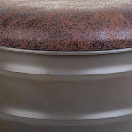 Secchio Alexandra House Living Marrone Canapa Metallo Legno di abete 3