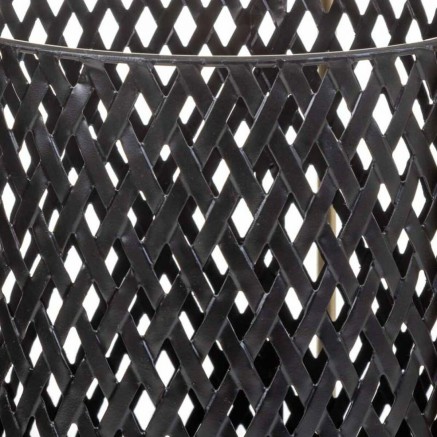 Satz Blumentöpfe Alexandra House Living Schwarz Metall Eisen 27 x 74 2