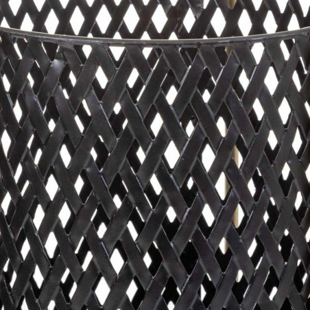 Set of Planters Alexandra House Living Black Metal Iron 27 x 74 x 27 c