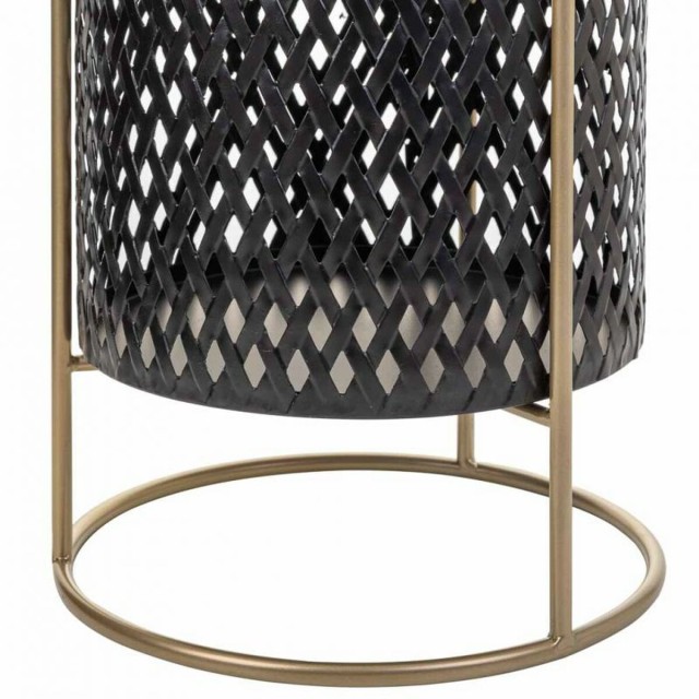 Plantenbakkenset Alexandra House Living Zwart Metaal Ijzer 27 x 74 x 2