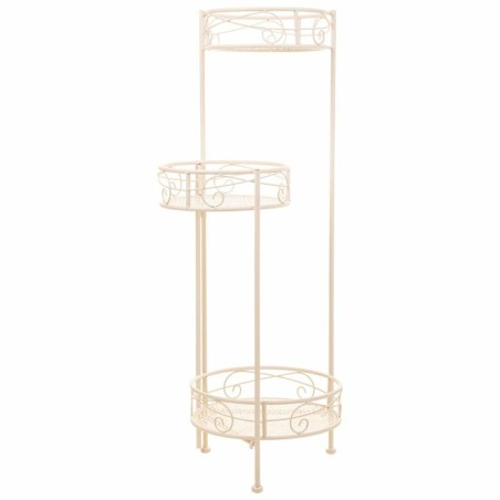 Soporte para Maceta Alexandra House Living Blanco Metal Hierro 25 x 15