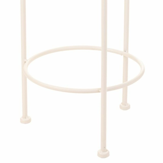 Soporte para Maceta Alexandra House Living Blanco Metal Hierro 28 x 12