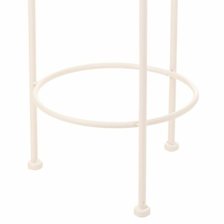 Soporte para Maceta Alexandra House Living Blanco Metal Hierro 28 x 12