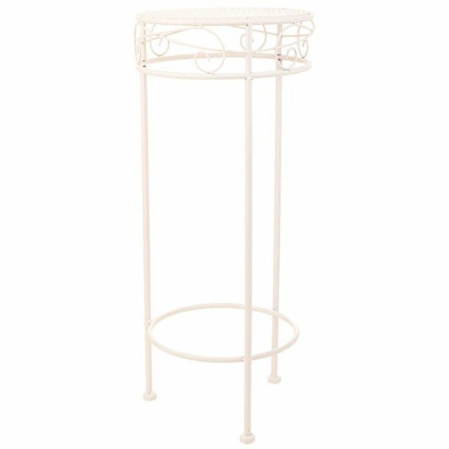 Supporto per Vaso Alexandra House Living Bianco Metallo Ferro 28 x 120