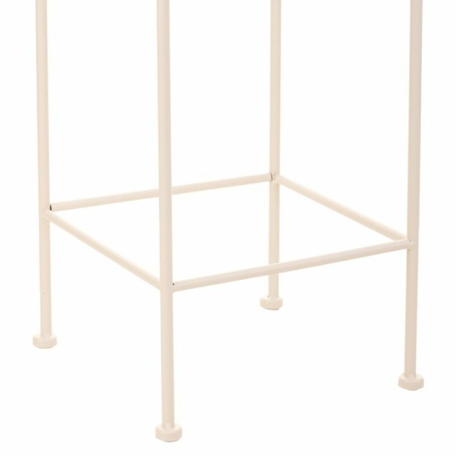 Soporte para Maceta Alexandra House Living Blanco Metal Hierro 28 x 16