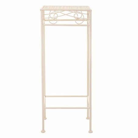 Flower Pot Stand Alexandra House Living White Metal Iron 28 x 160 x 58