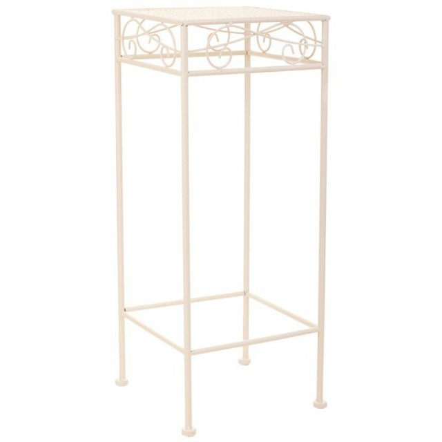 Soporte para Maceta Alexandra House Living Blanco Metal Hierro 28 x 16