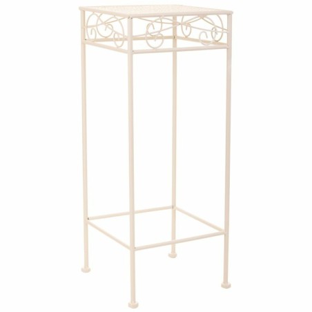 Soporte para Maceta Alexandra House Living Blanco Metal Hierro 28 x 16