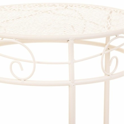 Soporte para Maceta Alexandra House Living Blanco Metal Hierro 30 x 12 2