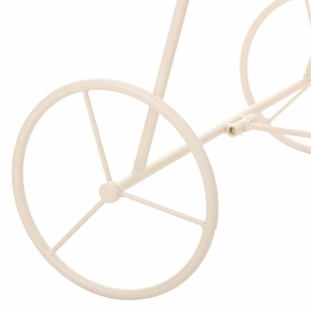 Sous-pot Alexandra House Living Blanc Métal Fer 25 x 32 x 55 cm