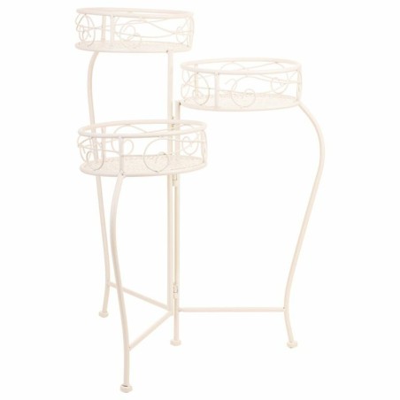Soporte para Maceta Alexandra House Living Blanco Metal Hierro 34 x 76