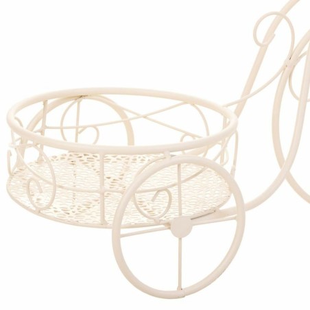 Soporte para Maceta Alexandra House Living Blanco Metal Hierro Bicicle
