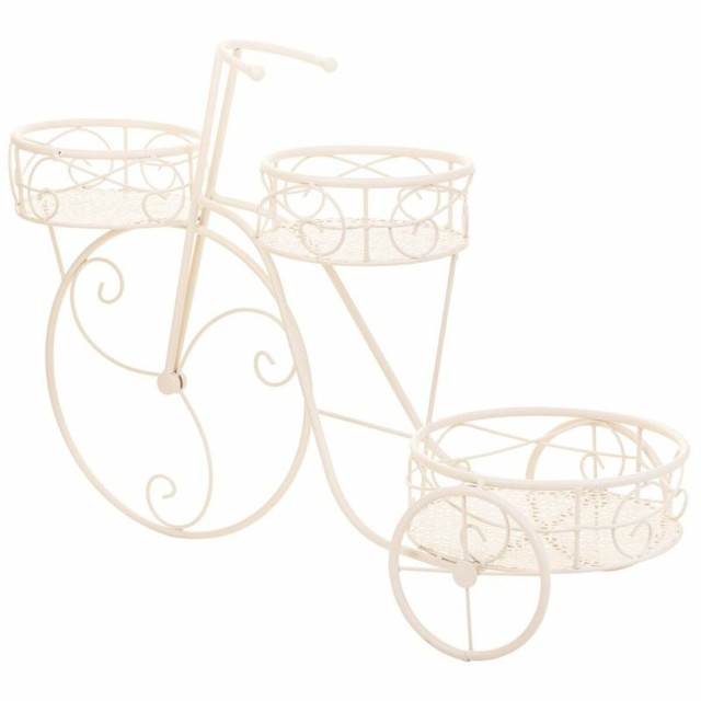 Supporto per Vaso Alexandra House Living Bianco Metallo Ferro Biciclet