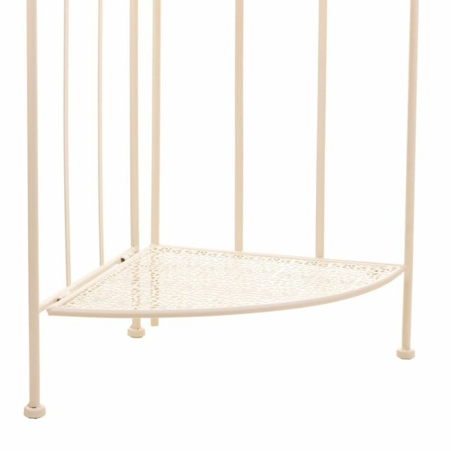 Scaffale ad Angolo Alexandra House Living Bianco Metallo Ferro Forjare