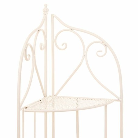 Corner Shelves Alexandra House Living White Metal Iron Ironwork 30 x 3