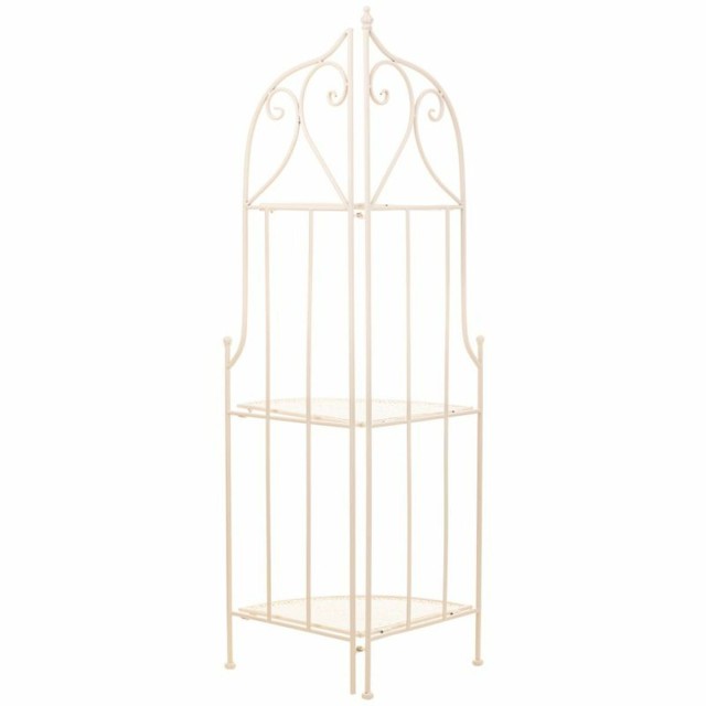 Scaffale ad Angolo Alexandra House Living Bianco Metallo Ferro Forjare