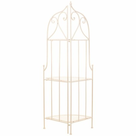 Corner Shelves Alexandra House Living White Metal Iron Ironwork 30 x 3