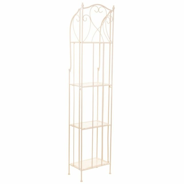 Scaffale Alexandra House Living Bianco Metallo Ferro 25 x 90 x 30 cm