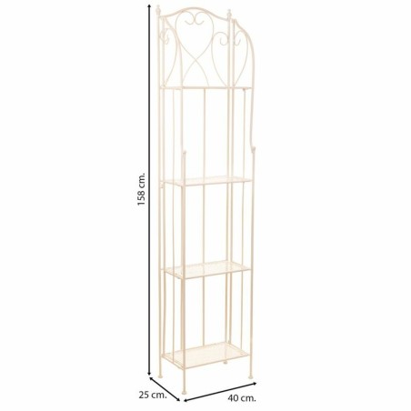 Shelves Alexandra House Living White Metal Iron 25 x 90 x 30 cm