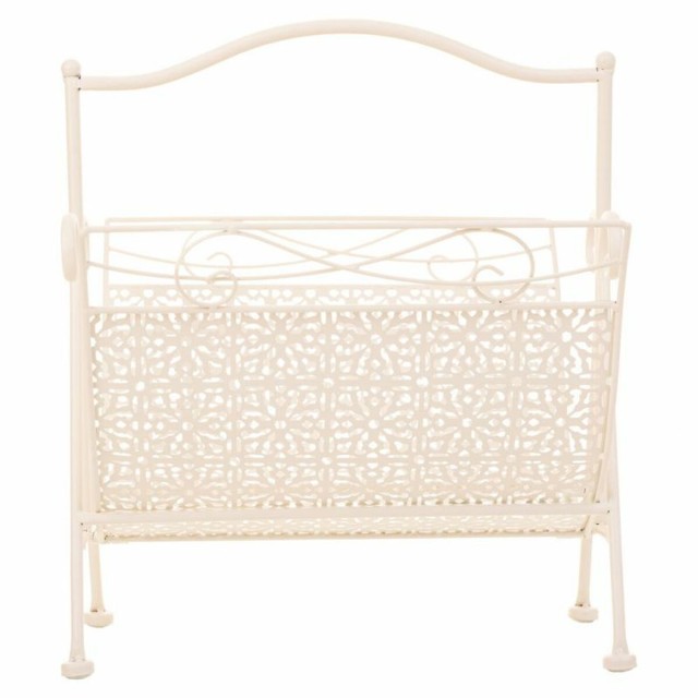 Porte-revues Alexandra House Living Blanc Forge 36 x 33 x 38 cm