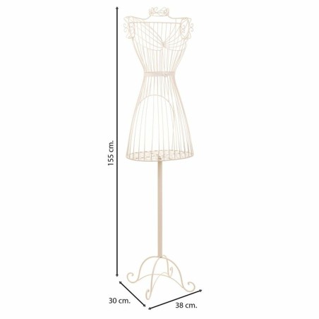 Ankleidepuppe Alexandra House Living Weiß 31 x 72 x 31 cm