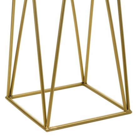 Set de Maceteros Alexandra House Living Negro Metal Hierro 26 x 68 x 8 2