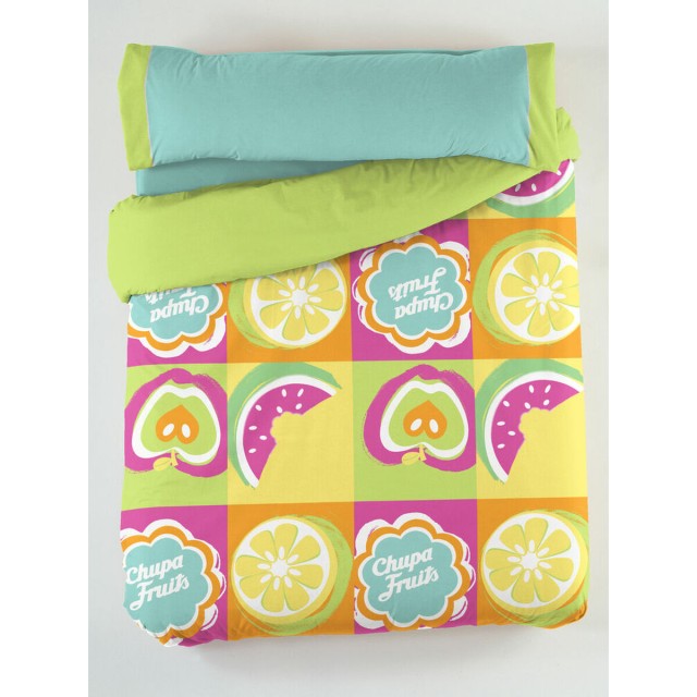 Dekbedovertrek set Hosteline FRUITS FLOR Multicolour Bed van 90 3 Onde