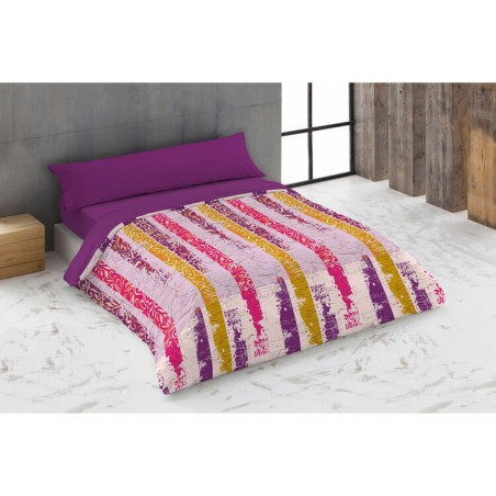 Juego de funda nórdica Hosteline URBAN Malva Cama de 180 260 x 240 cm